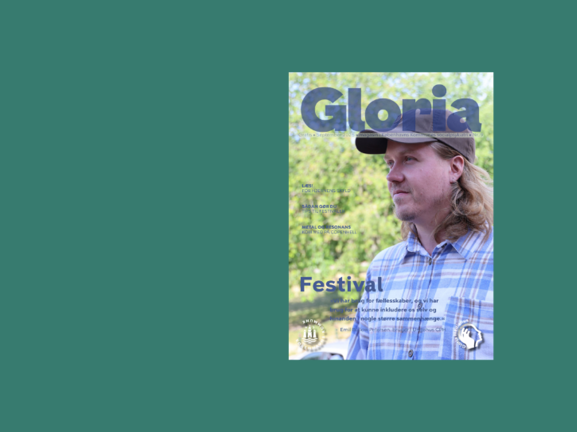 Billede af forsiden af magasinet Gloria
